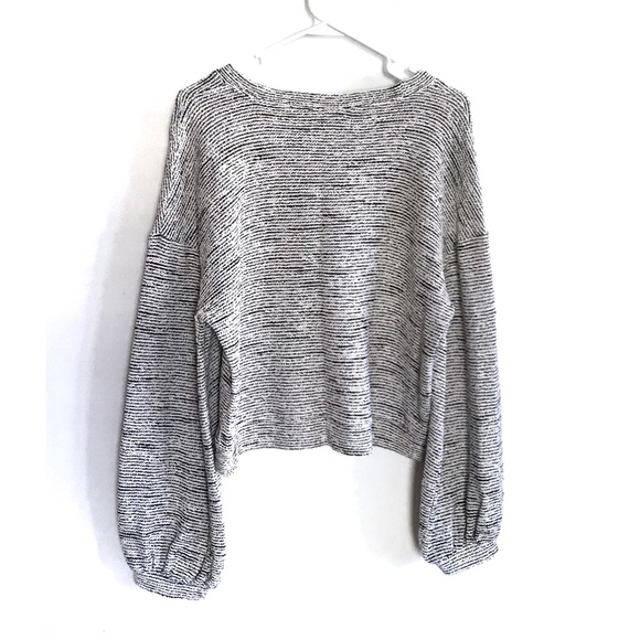 Madewell Texture & Thread Bubble-Sleeve Top Large NWT - Picture 7 of 8